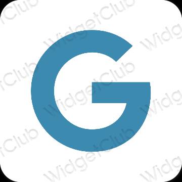 Esthetische Google app-pictogrammen