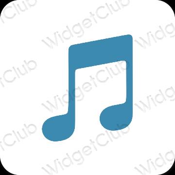 Esthetische Apple Music app-pictogrammen