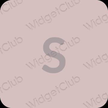 Æstetisk lyserød SHEIN app ikoner