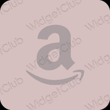 Естетски розе Amazon иконе апликација