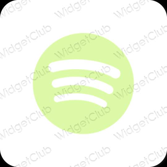 Estetiska Spotify appikoner