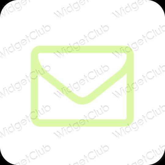 Estética Mail iconos de aplicaciones