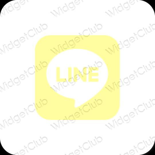 Ästhetische LINE App-Symbole