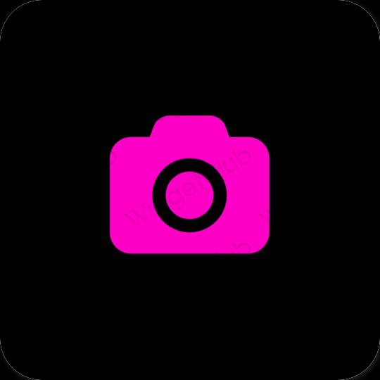 Pictograme pentru aplicații Camera estetice