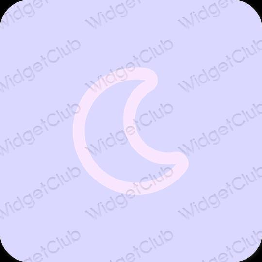 Estetisk lila SODA app ikoner