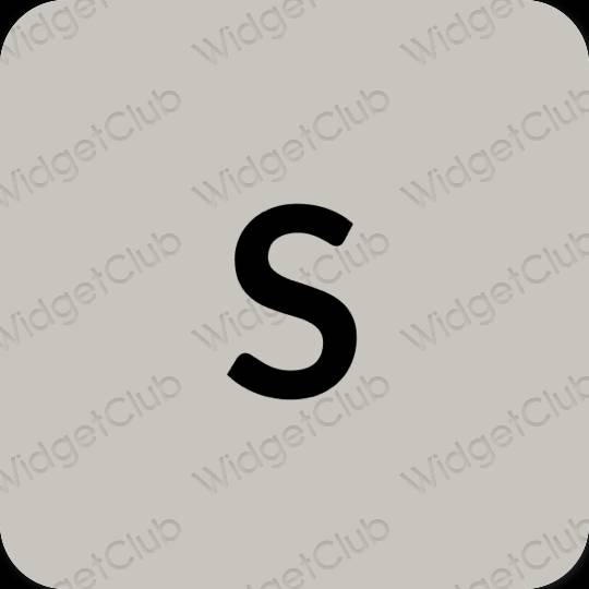 Ästhetisch Beige SHEIN App-Symbole