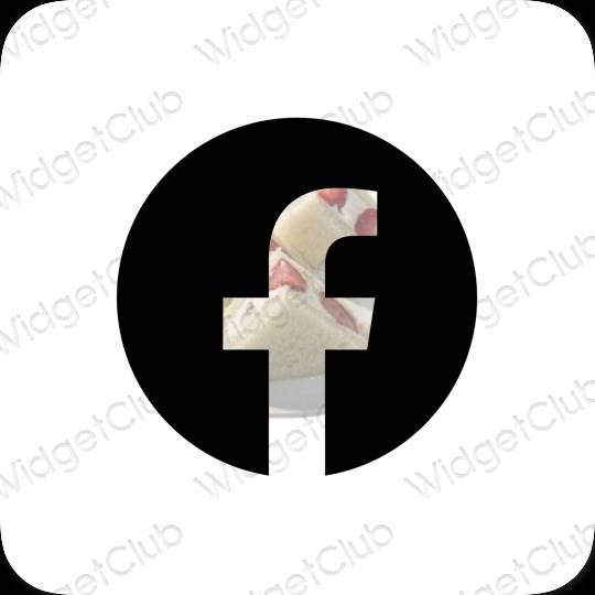Aesthetic Facebook app icons