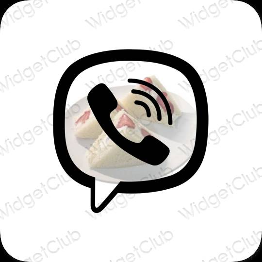 រូបតំណាងកម្មវិធី Viber សោភ័ណភាព