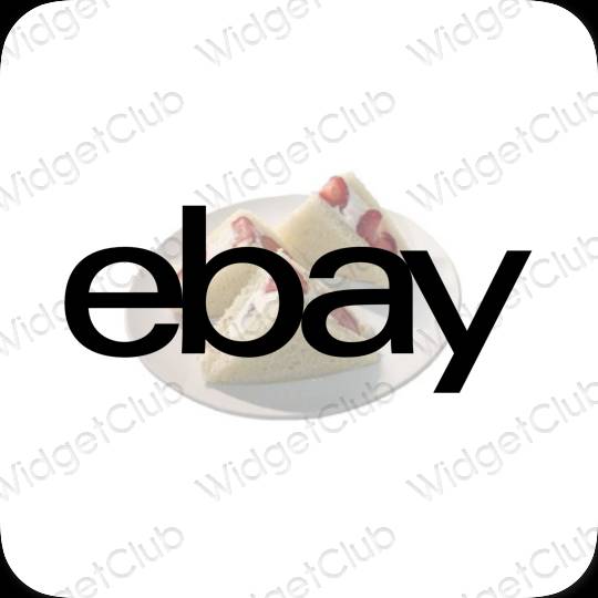 Aesthetic eBay app icons