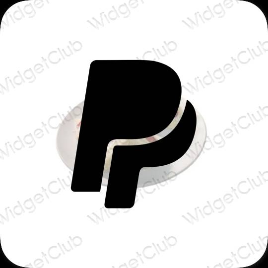 Paypal おしゃれアイコン画像素材
