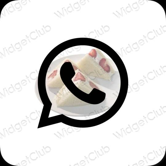រូបតំណាងកម្មវិធី WhatsApp សោភ័ណភាព