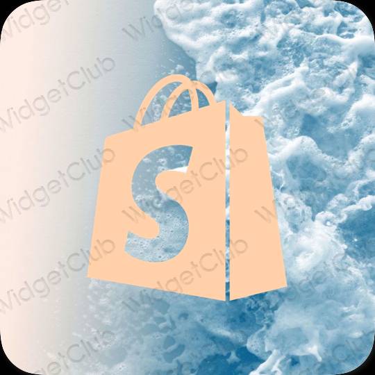 Estética Shopify ícones de aplicativos