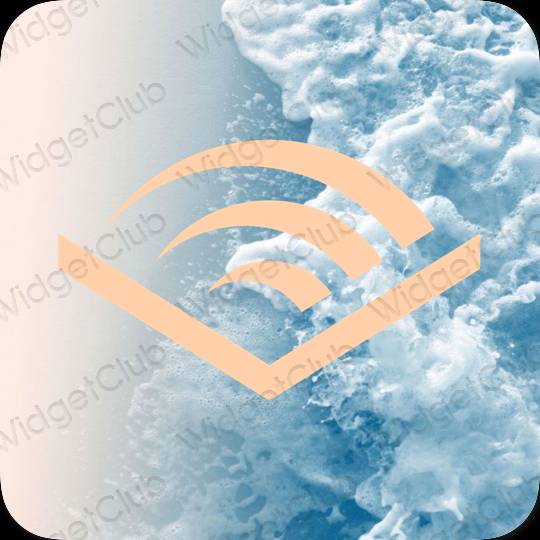 រូបតំណាងកម្មវិធី Audible សោភ័ណភាព