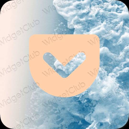 Esztétikus Pocket alkalmazásikonok