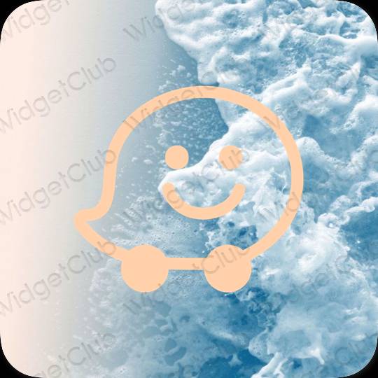 សោភ័ណ ទឹកក្រូច Waze រូបតំណាងកម្មវិធី