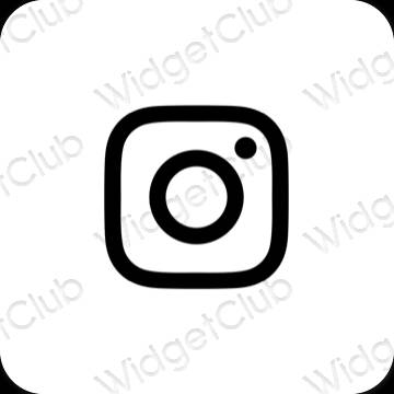 Biểu tượng ứng dụng Instagram thẩm mỹ