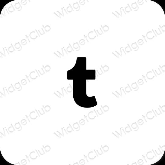 Ästhetische Tumblr App-Symbole