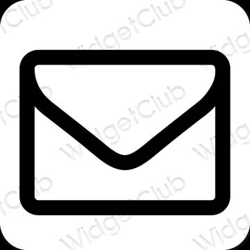 Icônes d'application Mail esthétiques