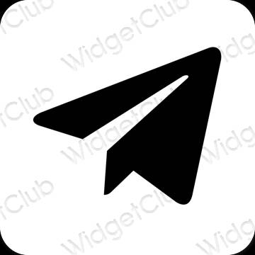 美學Telegram 應用程序圖標