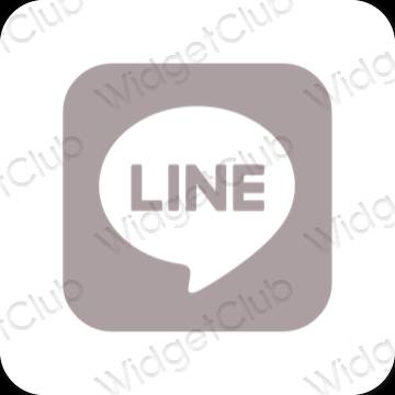 نمادهای برنامه زیباشناسی LINE