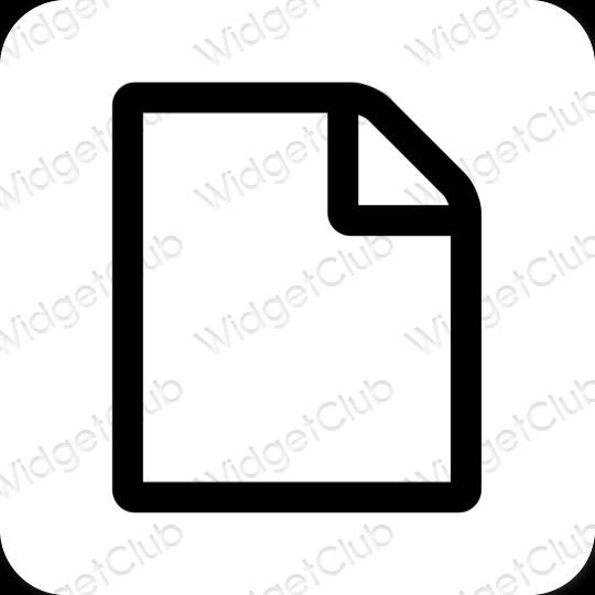Estetske Files ikone aplikacij