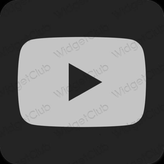 Esthetische Youtube app-pictogrammen