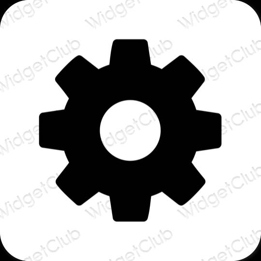 Ästhetische Settings App-Symbole