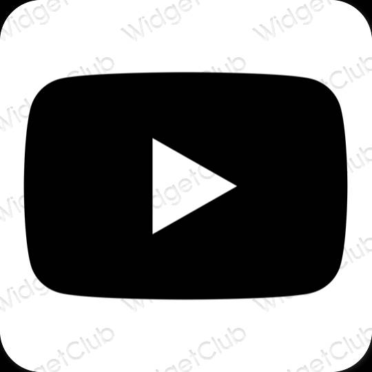 Ästhetische Youtube App-Symbole