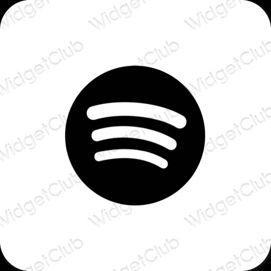 Estetiska Spotify appikoner