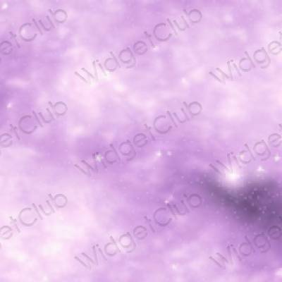 Estetinis violetinė Phone programėlių piktogramos