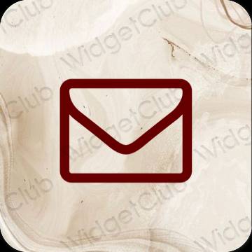 Icônes d'application Mail esthétiques