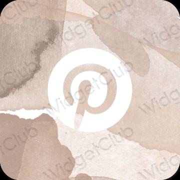 Icone delle app Pinterest estetiche