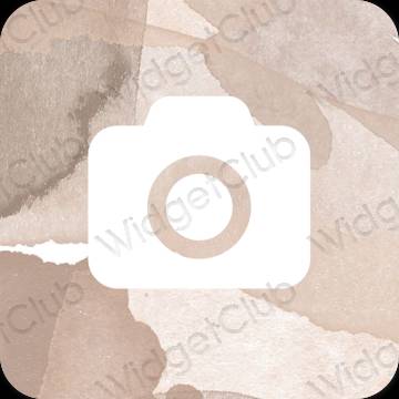 Esthetische Camera app-pictogrammen