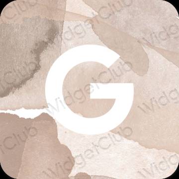 Esthetische Google app-pictogrammen