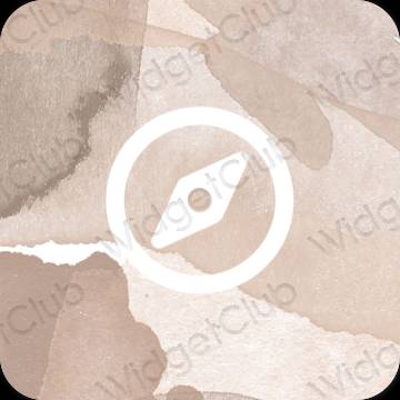 Icone delle app Safari estetiche