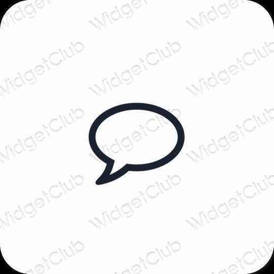 جمالية Messages أيقونات التطبيقات