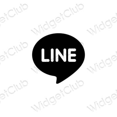 Estetske LINE ikone aplikacij