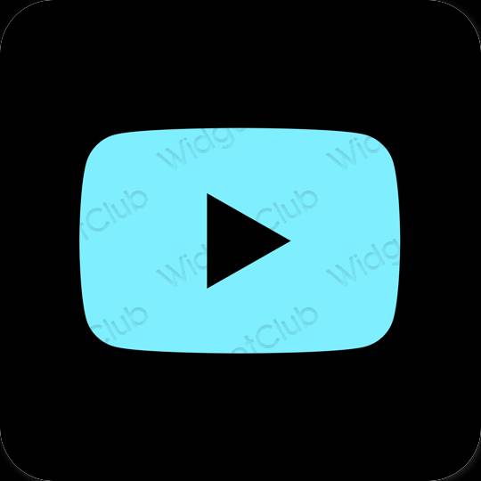 Æstetiske Youtube app-ikoner