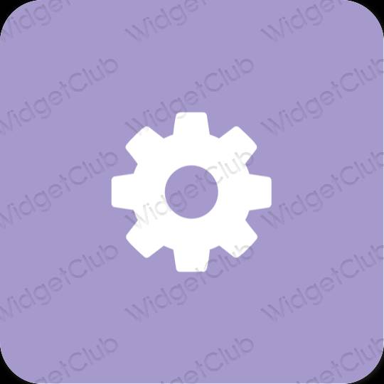 Esthetische Settings app-pictogrammen
