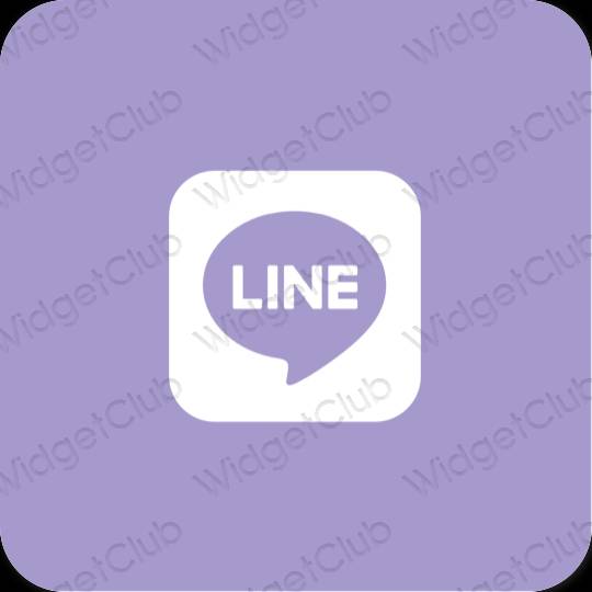 جمالية LINE أيقونات التطبيقات