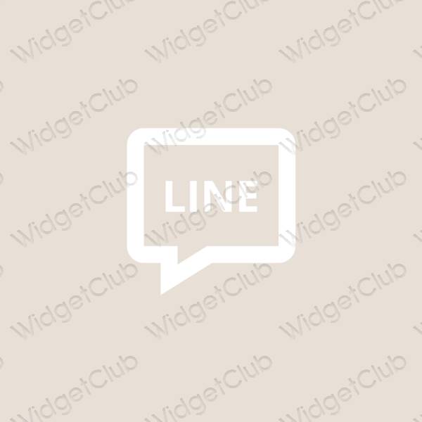 Естетични LINE икони на приложения