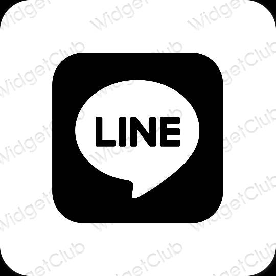 Estetske LINE ikone aplikacija