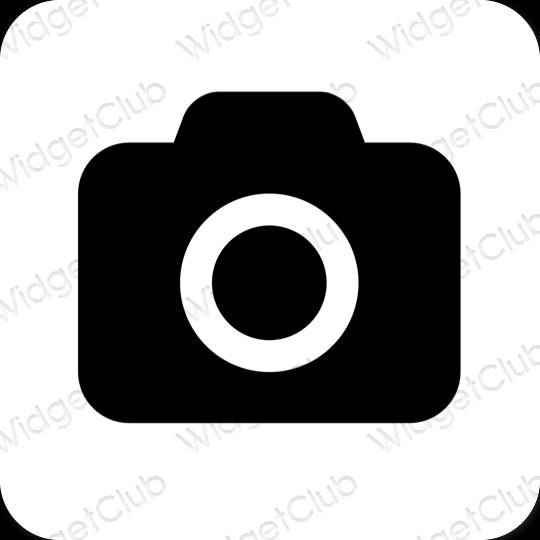 Esthetische Camera app-pictogrammen