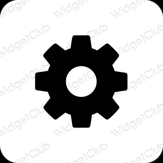 Ästhetische Settings App-Symbole