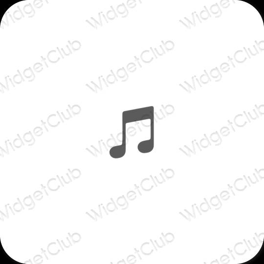 Estética Apple Music iconos de aplicaciones