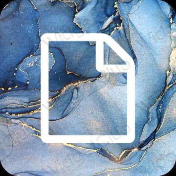 Ästhetische Notes App-Symbole