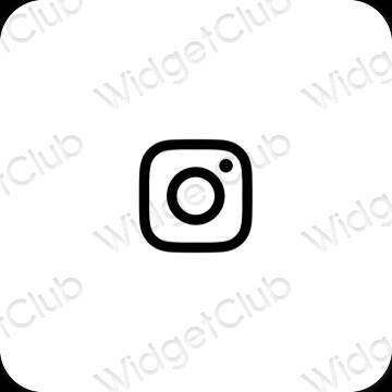 Estetické ikony aplikací Instagram