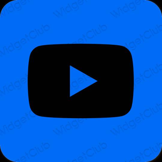 Estetsko vijolična Youtube ikone aplikacij