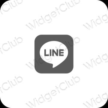 Esthetische LINE app-pictogrammen