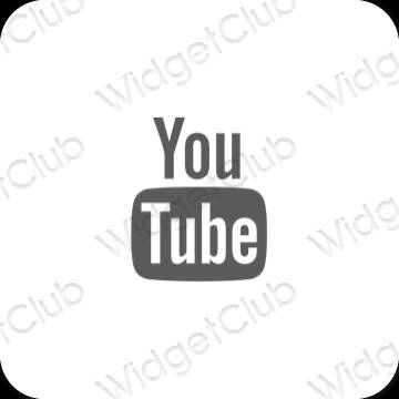 جمالية Youtube أيقونات التطبيقات